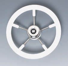 STEERING WHEEL S/S SOFT GRIP   White 350mm V57W